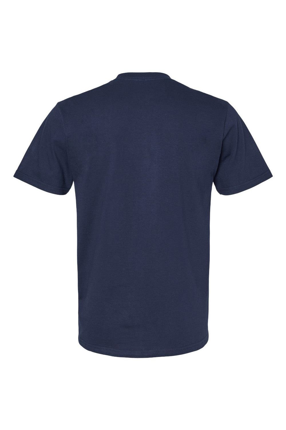 Gildan G650 Mens Softstyle Short Sleeve Crewneck T-Shirt Navy Blue Flat Back