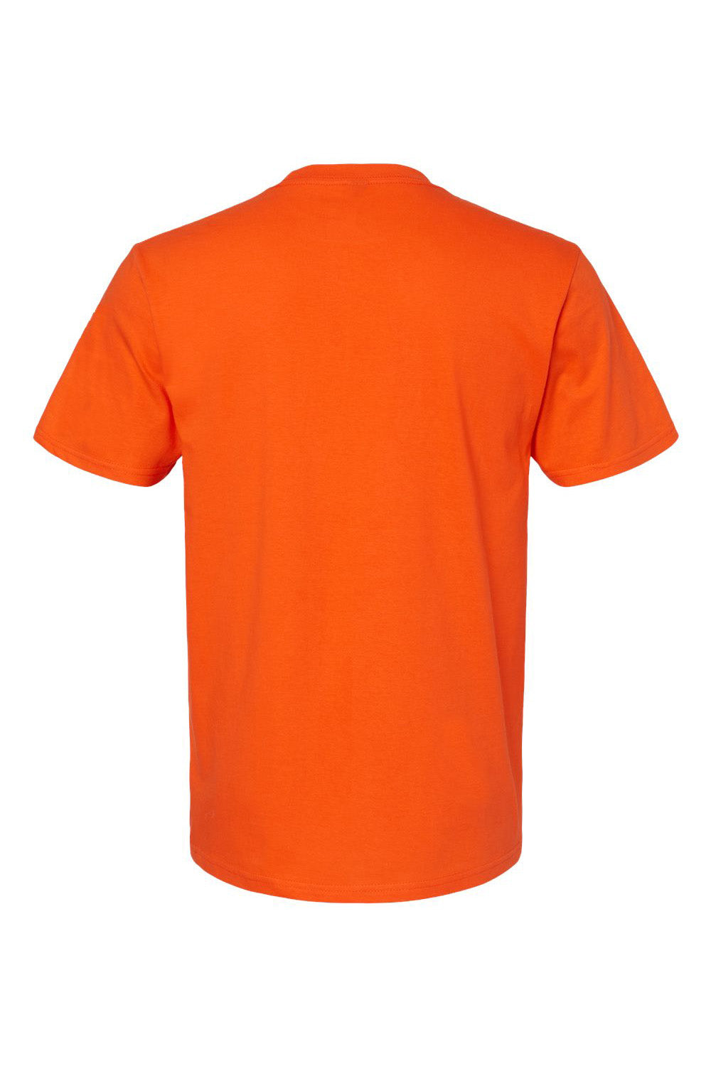 Gildan G650 Mens Softstyle Short Sleeve Crewneck T-Shirt Orange Flat Back