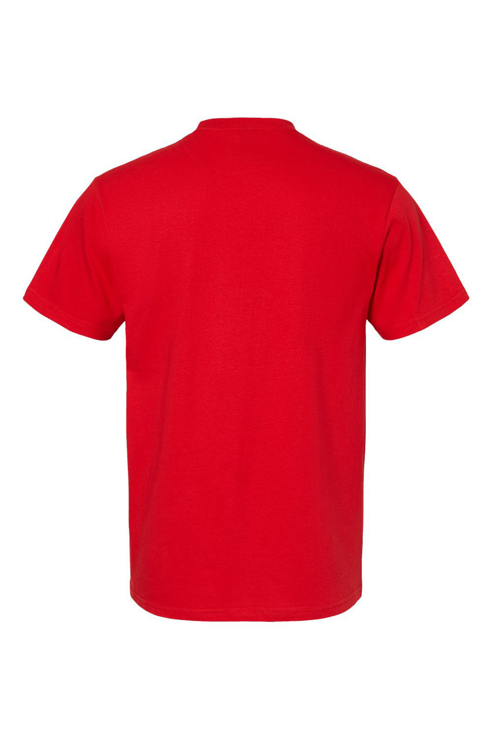 Gildan G650 Mens Softstyle Short Sleeve Crewneck T-Shirt Red Flat Back