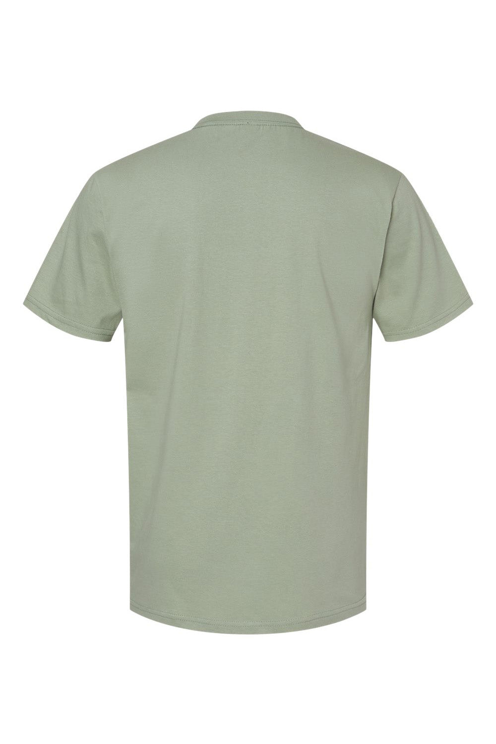 Gildan G650 Mens Softstyle Short Sleeve Crewneck T-Shirt Sage Green Flat Back