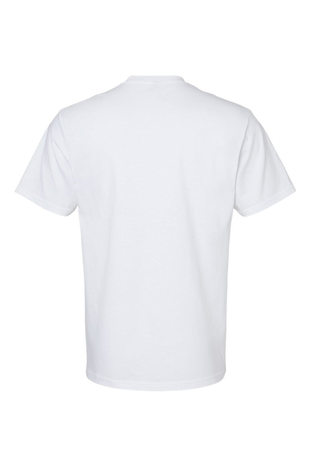 Gildan G650 Mens Softstyle Short Sleeve Crewneck T-Shirt White Flat Back