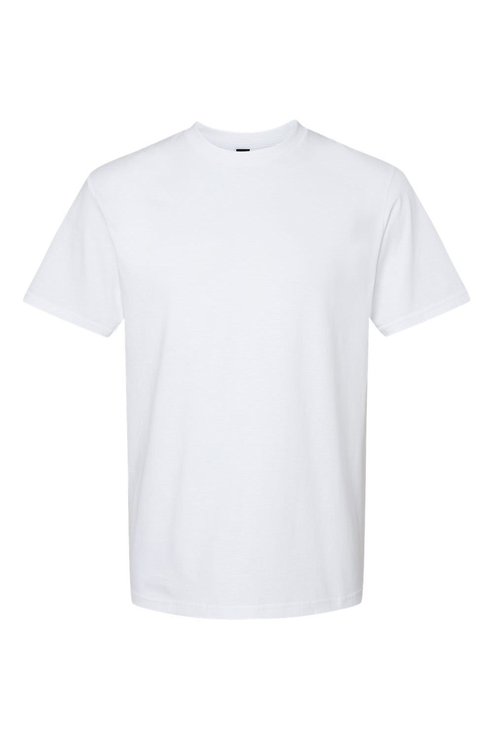 Gildan G650 Mens Softstyle Short Sleeve Crewneck T-Shirt White Flat Front