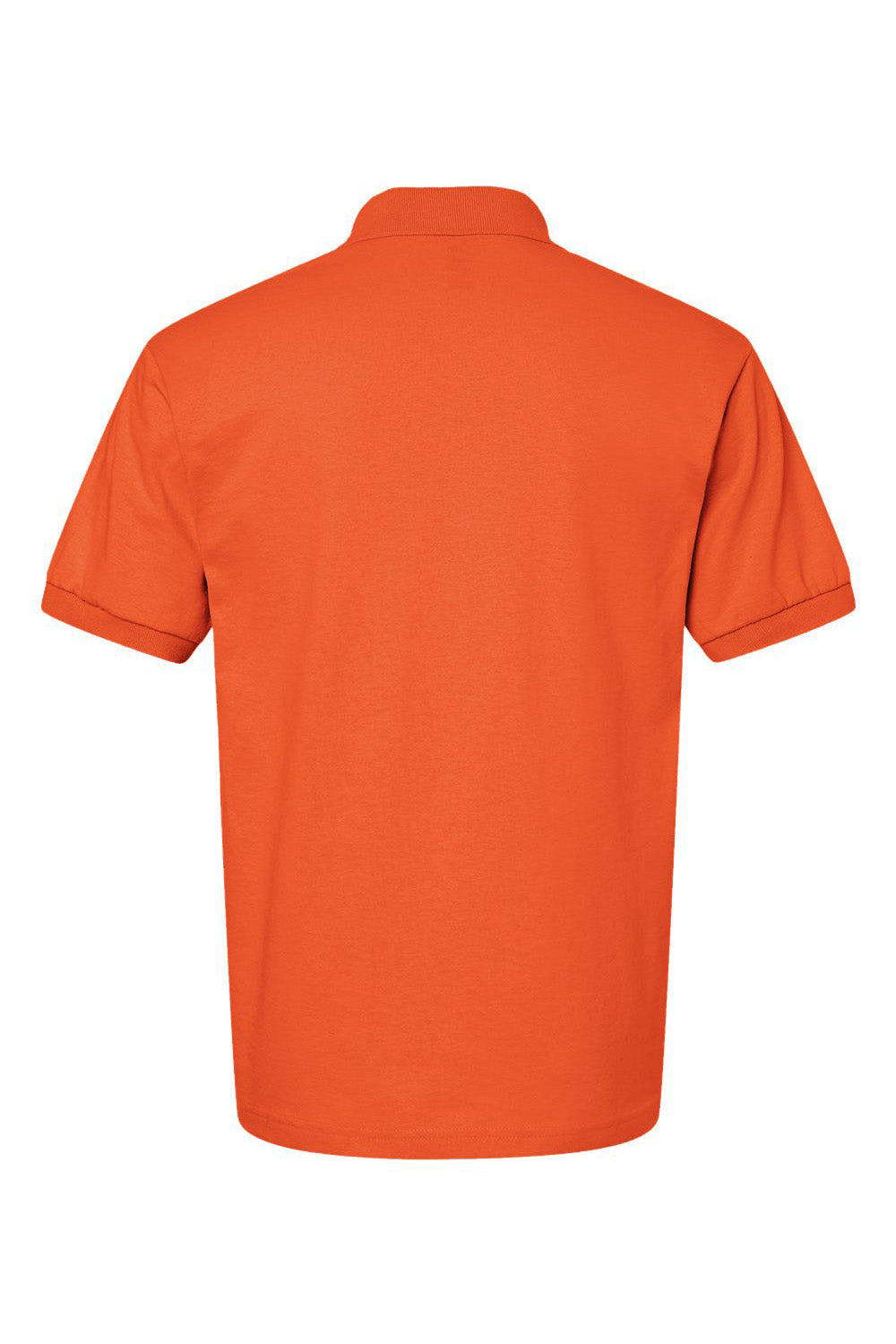 Gildan 8800/G880 Mens DryBlend Moisture Wicking Short Sleeve Polo Shirt Orange Flat Back