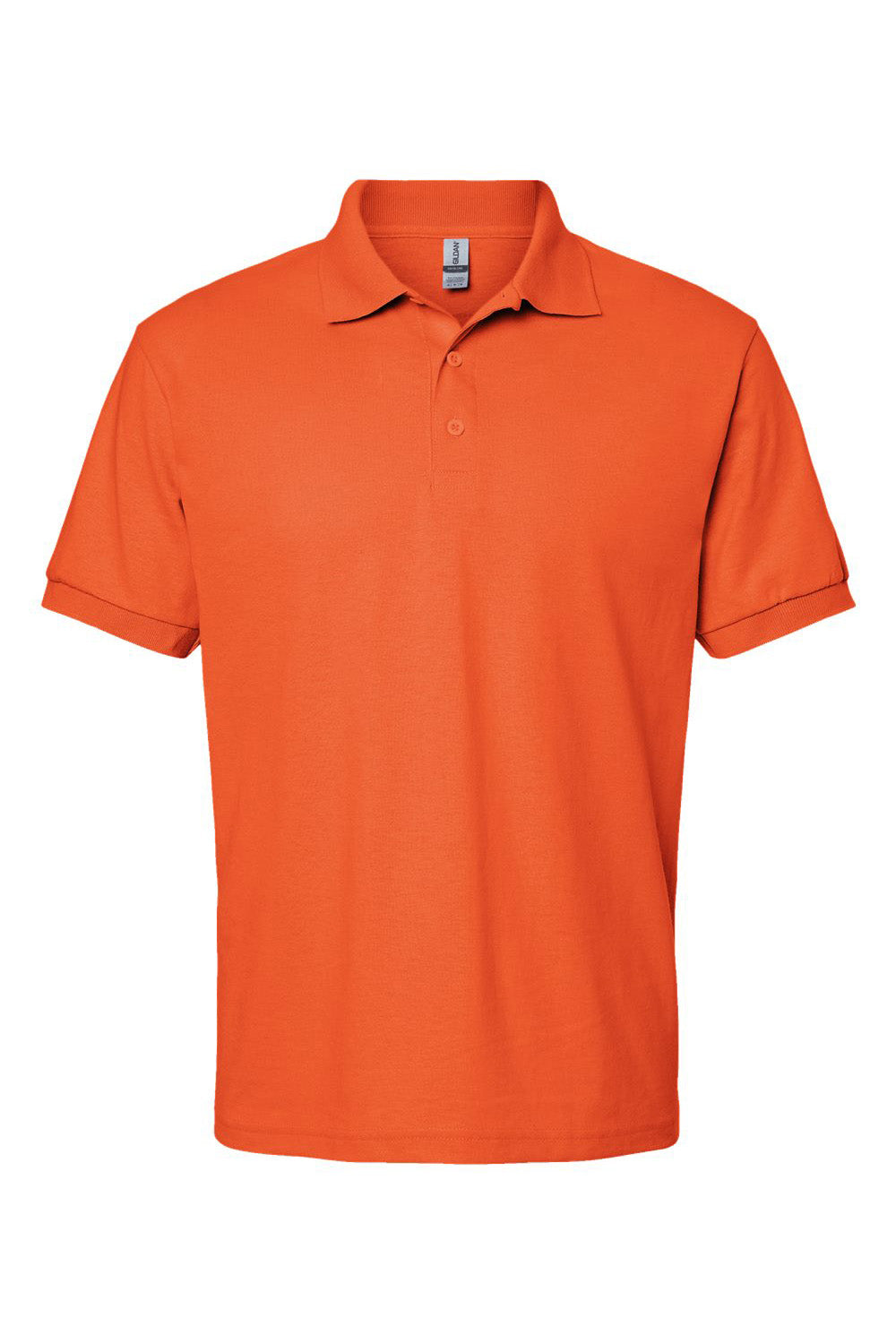 Gildan 8800/G880 Mens DryBlend Moisture Wicking Short Sleeve Polo Shirt Orange Flat Front