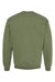 Gildan SF000 Mens Softstyle Crewneck Sweatshirt Military Green Flat Back