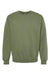 Gildan SF000 Mens Softstyle Crewneck Sweatshirt Military Green Flat Front