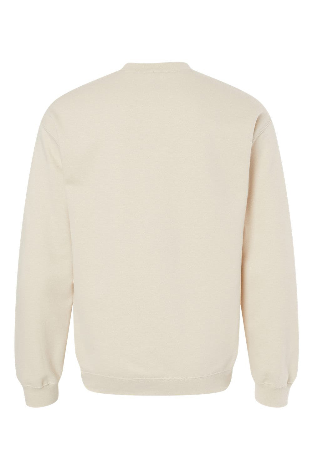 Gildan SF000 Mens Softstyle Crewneck Sweatshirt Sand Flat Back