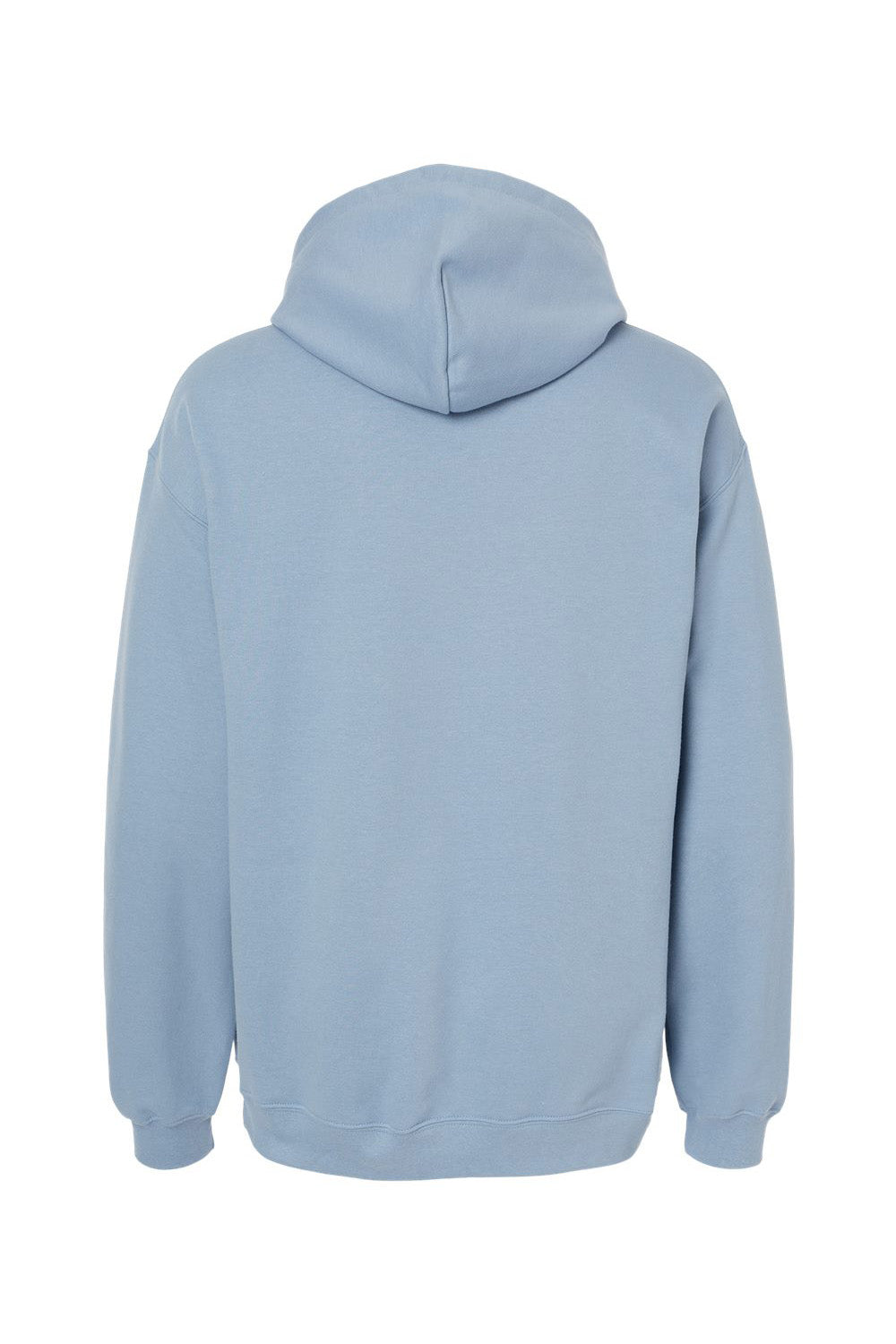 Gildan SF500 Mens Softstyle Hooded Sweatshirt Hoodie w/ Pouch Pocket Stone Blue Flat Back