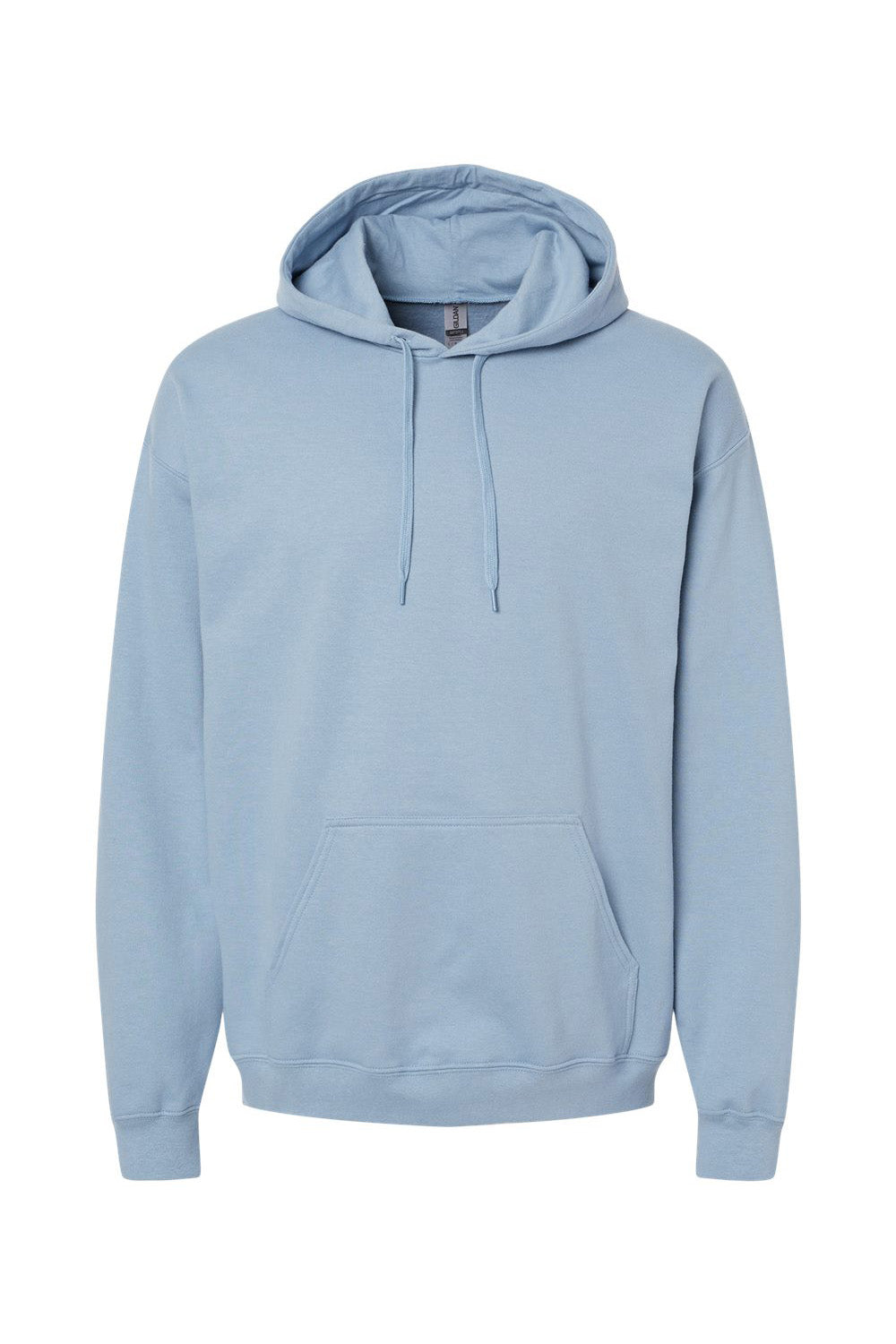 Gildan SF500 Mens Softstyle Hooded Sweatshirt Hoodie w/ Pouch Pocket Stone Blue Flat Front