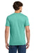 Gildan H000 Mens Hammer Short Sleeve Crewneck T-Shirt Chalky Mint Blue Model Back