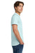 Gildan H000 Mens Hammer Short Sleeve Crewneck T-Shirt Chambray Blue Model Side