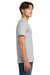 Gildan H000 Mens Hammer Short Sleeve Crewneck T-Shirt Sport Grey Model Side