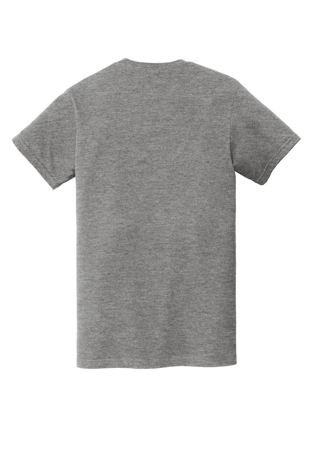 Gildan H000 Mens Hammer Short Sleeve Crewneck T-Shirt Heather Graphite Grey Flat Back