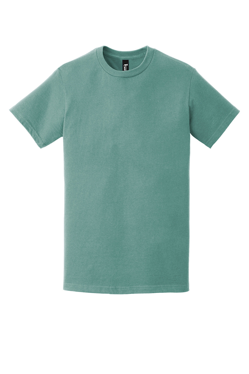 Gildan H000 Mens Hammer Short Sleeve Crewneck T-Shirt Seafoam Green Flat Front