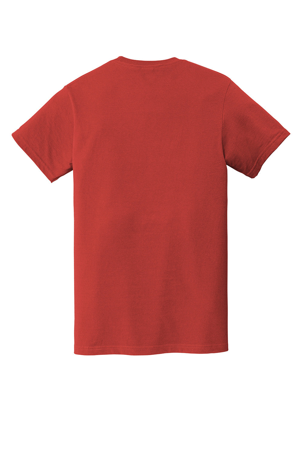 Gildan H000 Mens Hammer Short Sleeve Crewneck T-Shirt Sport Scarlet Red Flat Back