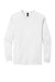 Gildan H400 Mens Hammer Long Sleeve Crewneck T-Shirt White Flat Front