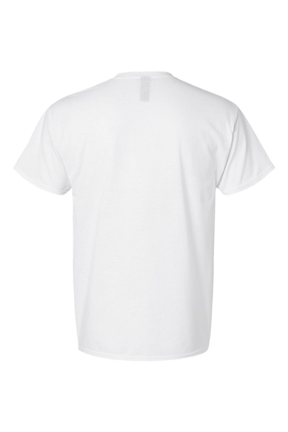 Hanes 42TB Mens X-Temp FreshIQ Moisture Wicking Short Sleeve Crewneck T-Shirt Eco White Flat Back