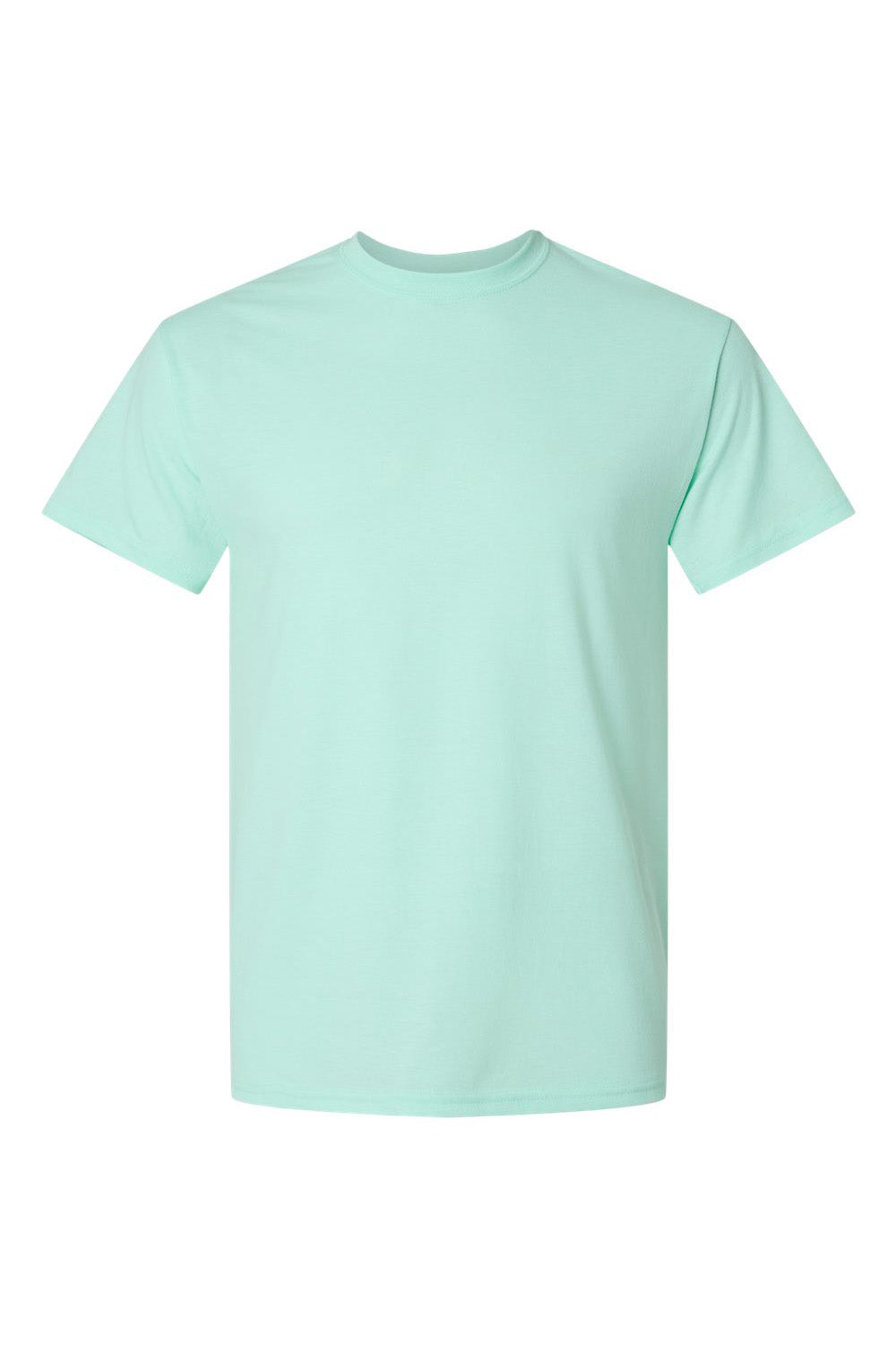 Hanes 42TB Mens X-Temp FreshIQ Moisture Wicking Short Sleeve Crewneck T-Shirt Heather Ice Fall Flat Front