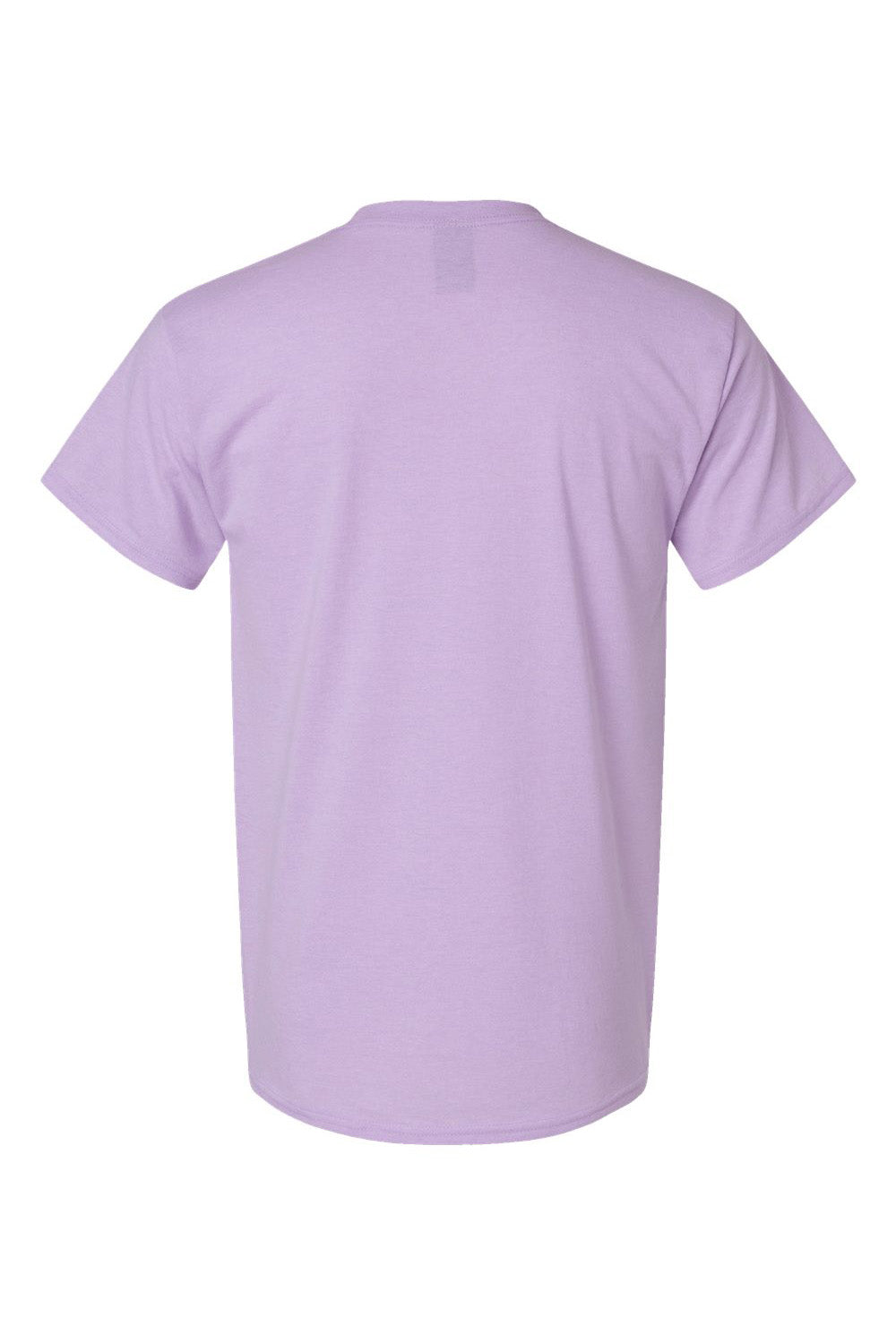 Hanes 42TB Mens X-Temp FreshIQ Moisture Wicking Short Sleeve Crewneck T-Shirt Heather Pale Violet Purple Flat Back