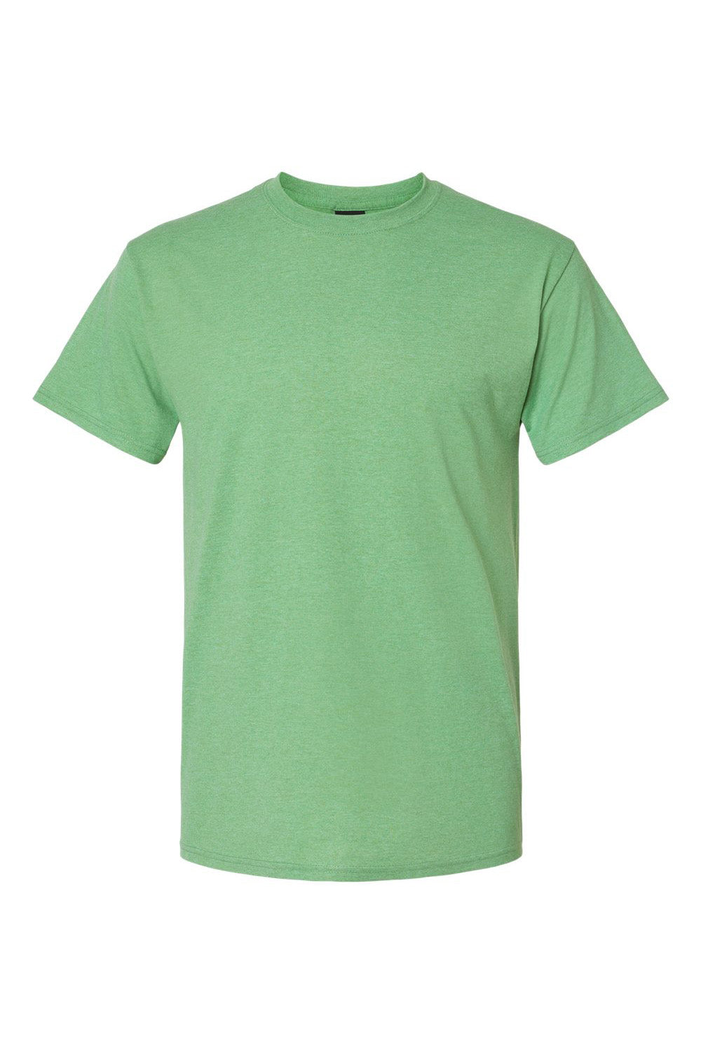 Hanes 42TB Mens X-Temp FreshIQ Moisture Wicking Short Sleeve Crewneck T-Shirt Heather True Green Flat Front