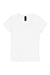 Hanes 42VT Womens X-Temp FreshIQ Moisture Wicking Short Sleeve V-Neck T-Shirt Eco White Flat Front