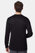 Hanes 482L Mens Cool DRI FreshIQ Moisture Wicking Long Sleeve Crewneck T-Shirt Black Model Back