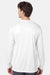 Hanes 482L Mens Cool DRI FreshIQ Moisture Wicking Long Sleeve Crewneck T-Shirt White Model Back