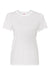 Hanes 4830 Womens Cool DRI FreshIQ Moisture Wicking Short Sleeve Crewneck T-Shirt White Flat Front