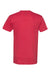 Hanes 4980 Mens Nano-T Short Sleeve Crewneck T-Shirt Heather Red Flat Back