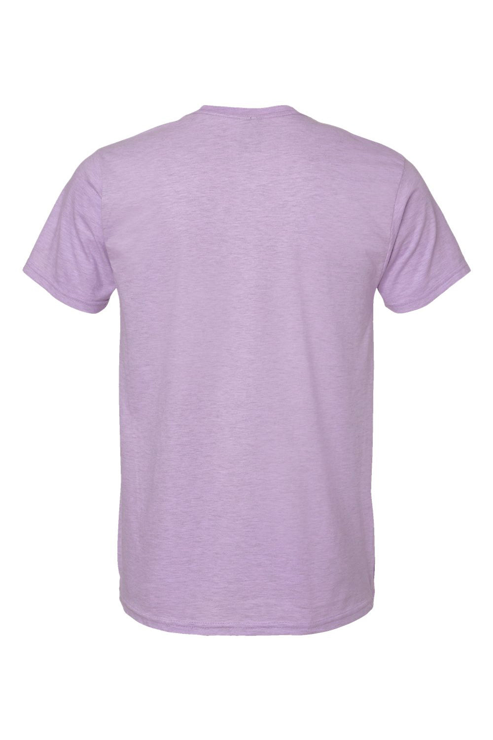 Hanes 4980 Mens Nano-T Short Sleeve Crewneck T-Shirt Marbled Pale Violet Flat Back