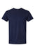 Hanes 498PT Mens Perfect-T PreTreat Short Sleeve Crewneck T-Shirt Navy Blue Flat Front