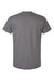 Hanes 498PT Mens Perfect-T PreTreat Short Sleeve Crewneck T-Shirt Smoke Grey Flat Back