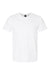 Hanes 498PT Mens Perfect-T PreTreat Short Sleeve Crewneck T-Shirt White Flat Front