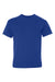 Hanes 498Y Youth Nano-T Short Sleeve Crewneck T-Shirt Deep Royal Blue Flat Front