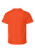 Hanes 498Y Youth Nano-T Short Sleeve Crewneck T-Shirt Orange Flat Back