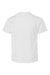 Hanes 498Y Youth Nano-T Short Sleeve Crewneck T-Shirt White Flat Back