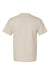 Hanes 5180/518T Mens Beefy-T Short Sleeve Crewneck T-Shirt Sand Flat Back