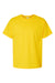 Hanes 5280 Mens ComfortSoft Short Sleeve Crewneck T-Shirt Athletic Yellow Flat Front