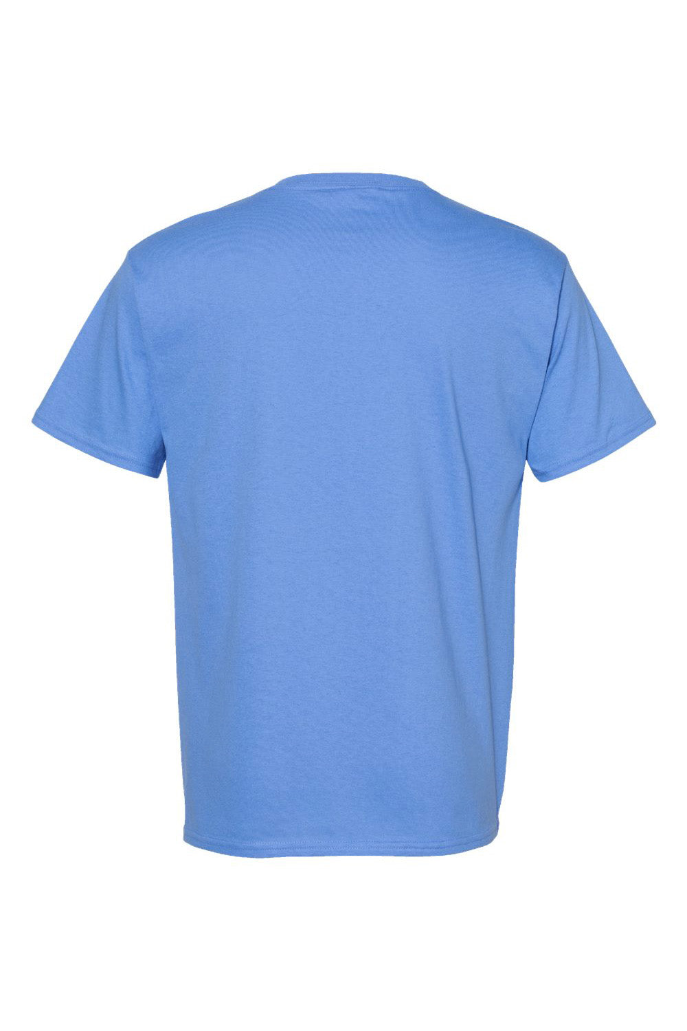 Hanes 5280 Mens ComfortSoft Short Sleeve Crewneck T-Shirt Carolina Blue Flat Back