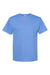 Hanes 5280 Mens ComfortSoft Short Sleeve Crewneck T-Shirt Carolina Blue Flat Front