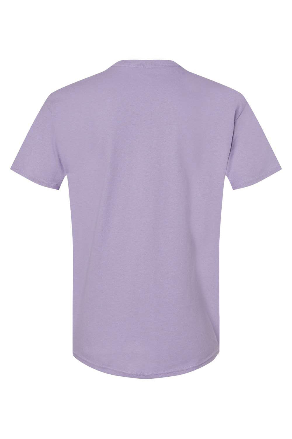 Hanes 5280 Mens ComfortSoft Short Sleeve Crewneck T-Shirt Lavender Purple Flat Back