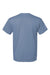 Hanes 5280 Mens ComfortSoft Short Sleeve Crewneck T-Shirt Stonewashed Blue Flat Back