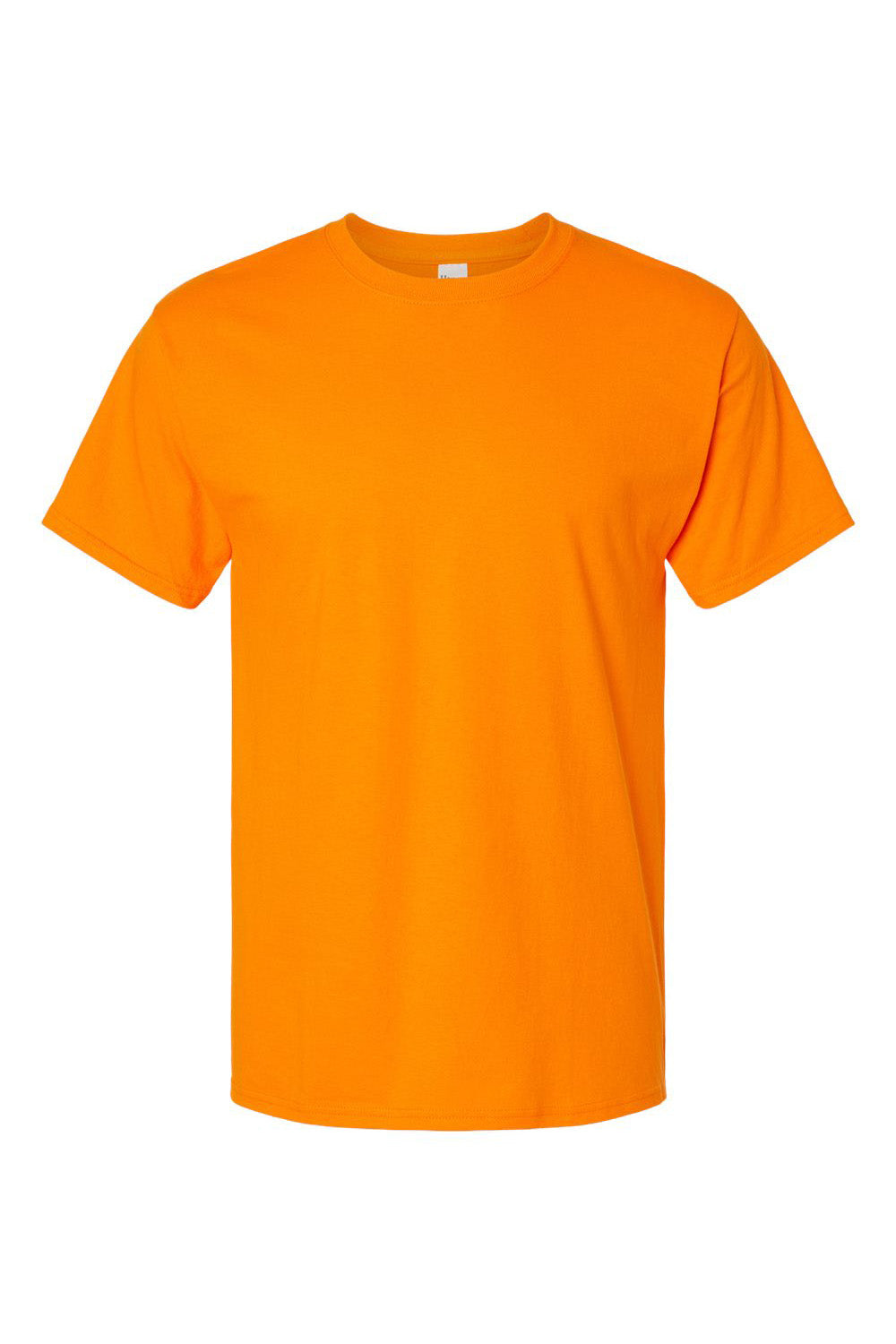 Hanes 5280 Mens ComfortSoft Short Sleeve Crewneck T-Shirt Tennessee Orange Flat Front