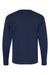 Hanes 5286 Mens ComfortSoft Long Sleeve Crewneck T-Shirt Athletic Navy Blue Flat Back