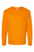 Hanes 5286 Mens ComfortSoft Long Sleeve Crewneck T-Shirt Tennessee Orange Flat Front