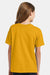 Hanes 5370 Youth EcoSmart Short Sleeve Crewneck T-Shirt Gold Model Back