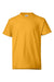 Hanes 5370 Youth EcoSmart Short Sleeve Crewneck T-Shirt Gold Flat Front