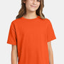 Hanes Youth EcoSmart Short Sleeve Crewneck T-Shirt - Orange