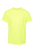 Hanes 5370 Youth EcoSmart Short Sleeve Crewneck T-Shirt Safety Green Flat Front