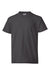 Hanes 5370 Youth EcoSmart Short Sleeve Crewneck T-Shirt Smoke Grey Flat Front